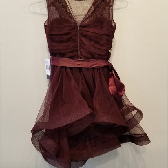 Jodi Kristopher NEW Mini Formal Dress Sleeveless Round Neck Women's Size 3 - Picture 10 of 16